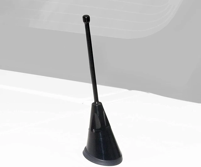 Main image of Drake Muscle Cars AR3Z-18813-BLK Billet Antenna Black Billet Aluminum