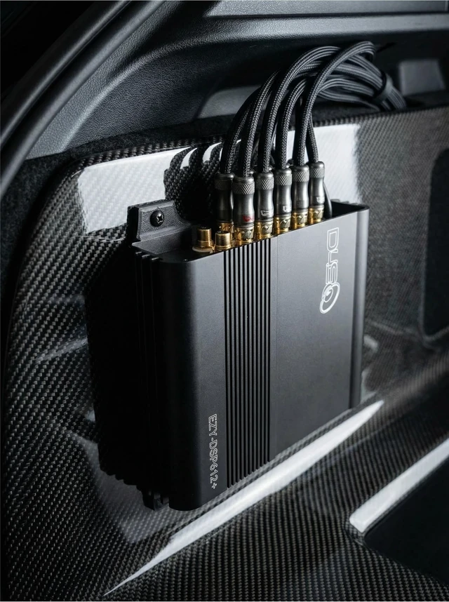 Alt view image 3 of 5 - Creo Lab Studio Flush Mount Bracket for Down4Sound 612+ DSP and 68+ - Custom Car Audio Processor Mounting Solution, Heat Resistant ASA, Professional Amp Rack Install