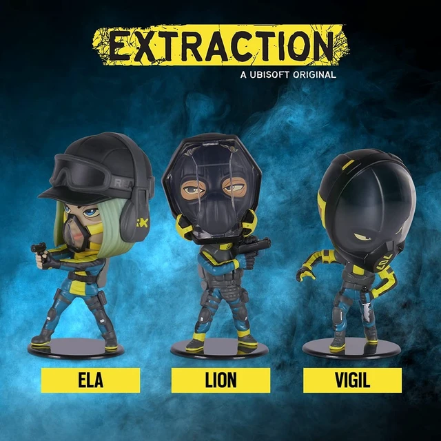 Alt view image 2 of 5 - Six Extraction Vigil Chibi Figurine (Electronic Games)