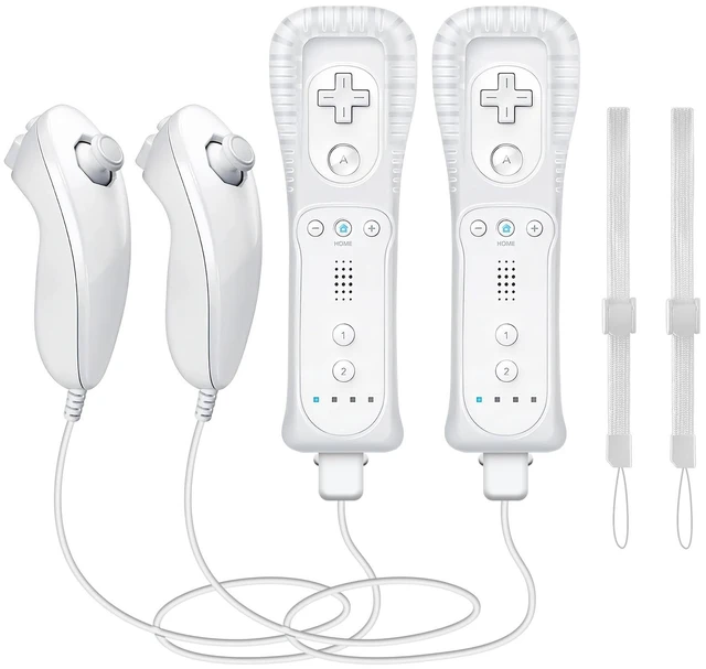 Main image of (White *2) Replacement Remote Control for Wii/Wii U Game Console