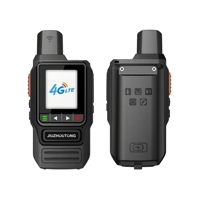 Alt view image 4 of 5 - JIUZHOUTONG Lifetime Free Walkie Talkies Long Range 4G POC Two-Way Radio