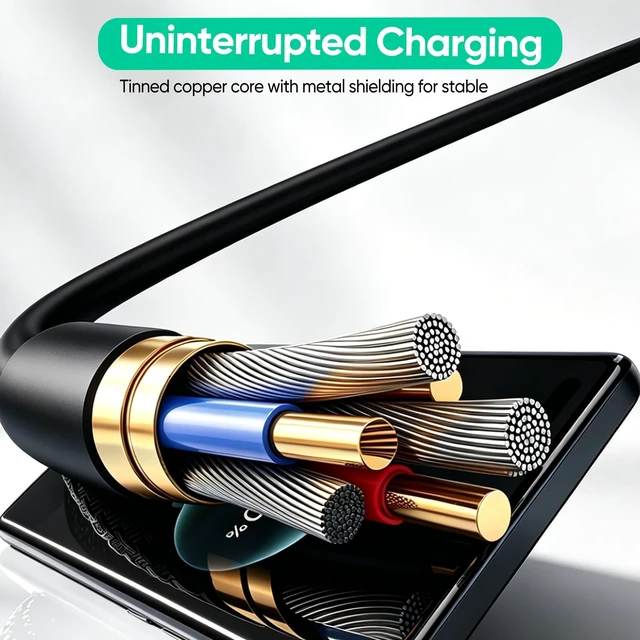 Alt view image 4 of 5 - USB-C to USB-C Cable 3FT 20-Pack, USBC Cable Fast Charging & Data & Carplay