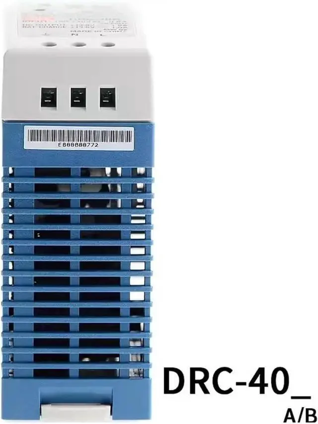 Alt view image 5 of 6 - DRC-40 UPS SMPS Switching Power Supply AC DC Din Rail Type Security Dual Output 40.02W 13.8V 27.8V 1.9A(DRC-40B)