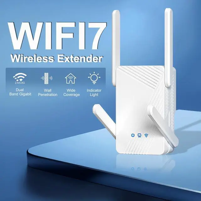 Alt view image 2 of 7 - BE3600 Wi-Fi 7 Range Extender RE223BE w/Ethernet Port