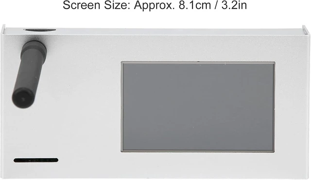 Alt view image 5 of 7 - Repeater Board Module with Silver Metal Shell 3.2 Inch Screen Electronic Component Set