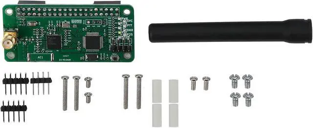 Alt view image 2 of 7 - Repeater Board Module with 3.2 Inch High Definition Display Screen and Silver Aluminum Alloy Shell - Electronic Component Set with Engraved Openings and Heat Treated Construction