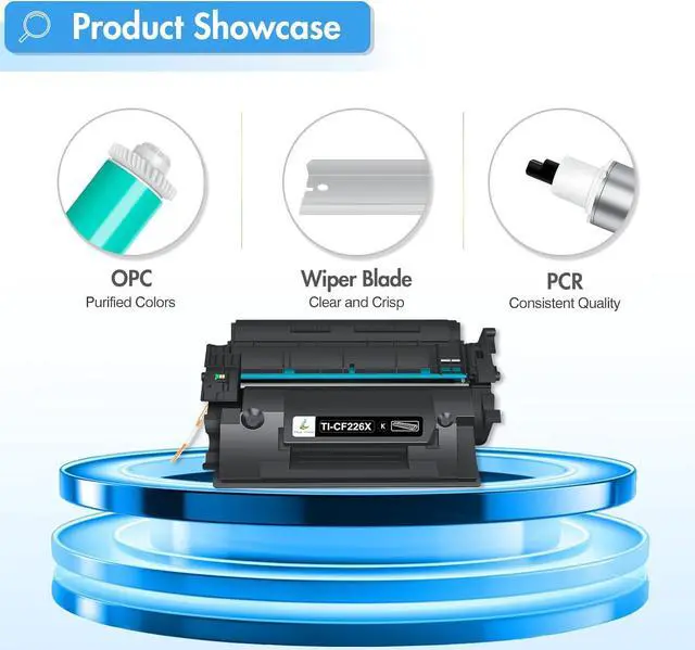 Alt view image 5 of 7 - True Image Compatible Toner Cartridge Replacement for HP 26X CF226X 26A CF226A HP Laserjet Pro M402n M402 M426fdn M426fdw (Black, 2-Pack)