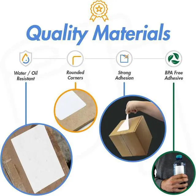 Alt view image 2 of 7 - 2" x 2" Square Direct Thermal Label - Compatible with Rollo Label Printer & Zebra Desktop Printers 1 Core, Multipurpose Candle QR Barcode Sticker, Adhesive & Perforated - 4 Rolls, 750/Roll