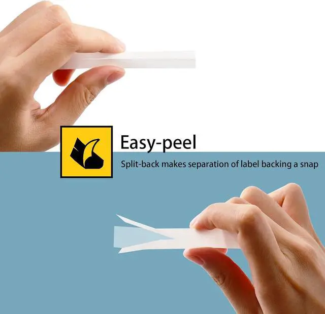 Alt view image 2 of 7 - 40 Pack Compatible for Dymo LetraTag Refills 16952 12267 16951 12268 S0721530 Clear Plastic Label Tape 1/2'' 12mm x 4m for Letra Tag LT100H LT100T QX50 Label Maker Black on Clear Tape