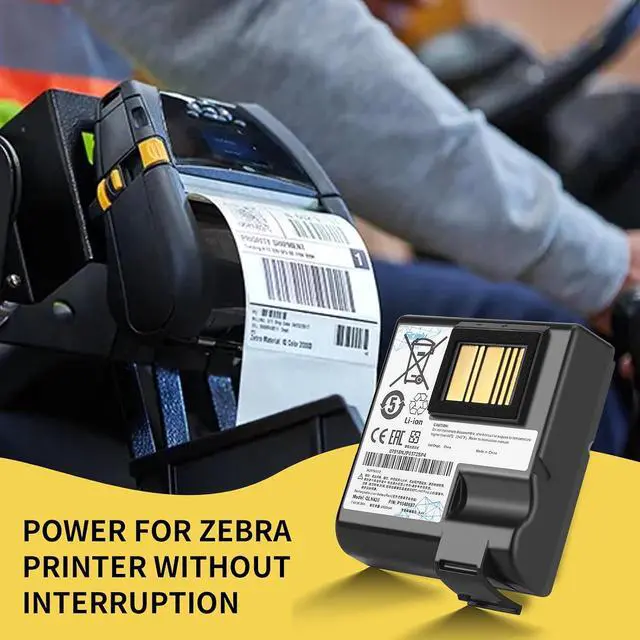 Alt view image 5 of 7 - Sicimly for Zebra QLN420 ZQ630 Printer Battery,Compatible with Label Printer QLN420 ZQ630 ZQ630 Plus,ZQ63-AUWA000-00 ZQ63-ACFAC10-00,P1040687 P1050667-016 P1089760-002 BTRY-MPP-68MA1-01,4900mAh.