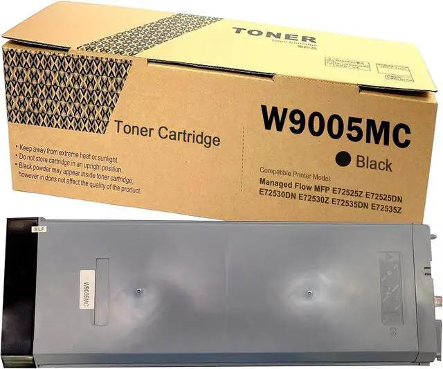 Main image of W9005MC Black Toner Cartridge Compatible with Managed Flow MFP E72525z E72525dn E72530dn E72530z E72535dn E72535z Printers (1-Pack)