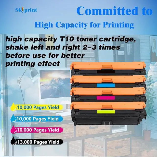 Alt view image 3 of 6 - T10 Toner Cartridge High Yield Replacement for Canon T10 Toner