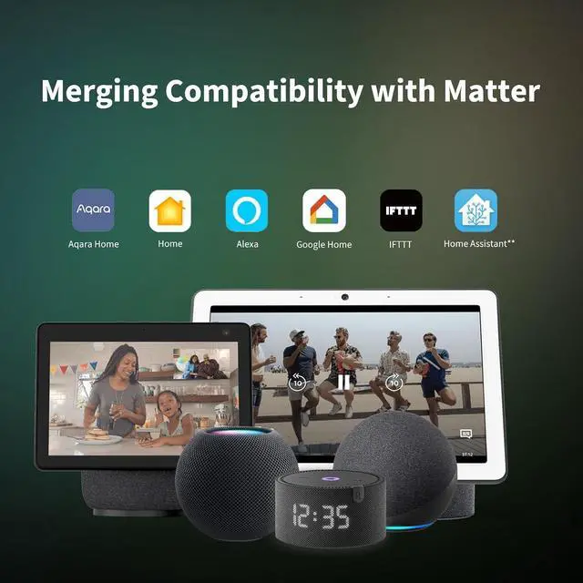 Alt view image 3 of 7 - Dual Relay Module T2 and Smart Light Switch H2 kit,Matter Over Bridge,Dry Contact Mode for Garage Doors and Boilers,Light Switch & Roller Shade Switch,Supports Homekit and Alexa