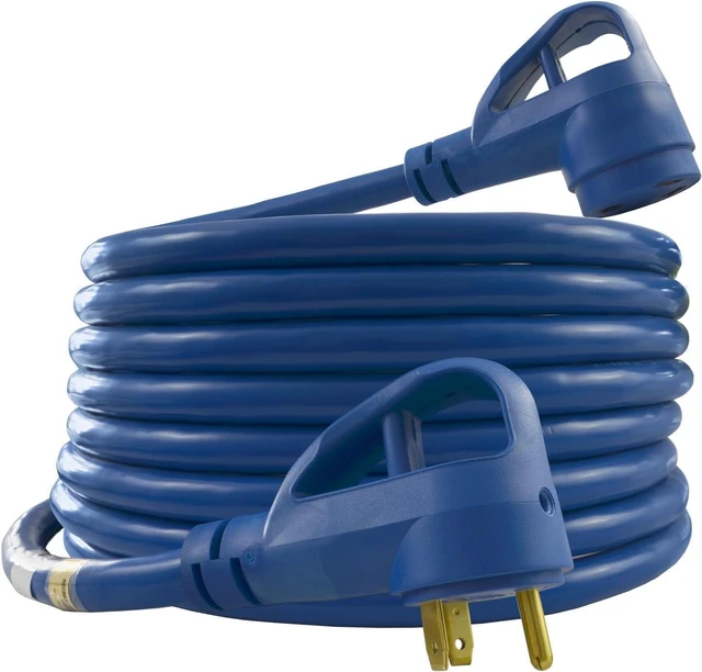 Main image of Conntek 14361, 30 Amp RV Extension Cord, Blue (25-Feet)