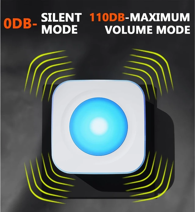 Alt view image 7 of 7 - Wireless Doorbells for Home Battery Operated Doorbell at 1200 Feet with Flashing Light 36 Melodies 4 Volume Levels (2 Portable Receivers & 1 Touch Button WhiteJSIEEM