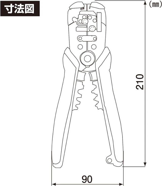 Alt view image 2 of 2 - ENGINEER PAW-01 Best 3-in-1 Multi-Functional Wire Stripper/Micro crimping tool for 0.05-8mm² (AWG30~8) and Cable Cutter