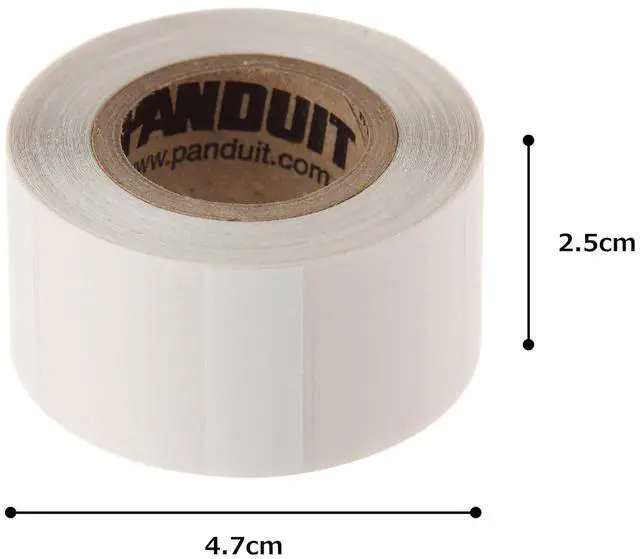 Alt view image 5 of 5 - Panduit S100X125VAFY Vinyl Self-Laminated Label, White