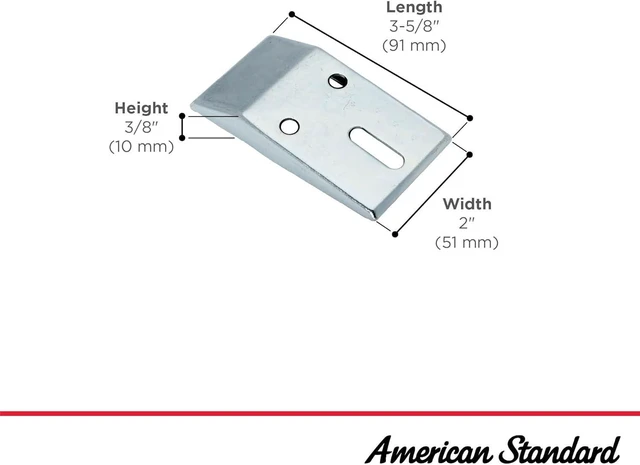 Alt view image 2 of 4 - American Standard 047058-0070A K-2 Mounting Hanger 0.60 x 2.60 x 0.00 inches