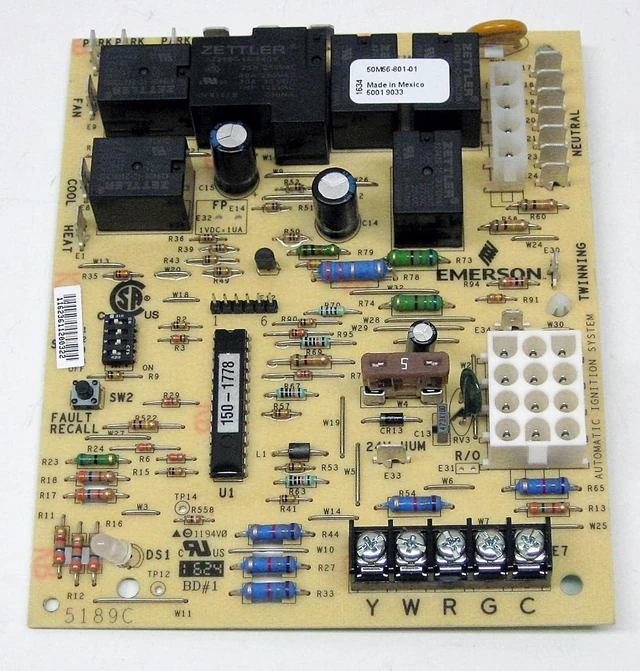 Alt view image 2 of 7 - White-Rodgers 50M56U-801 Lennox Furnace Control Kit for Single Stage Applications, 2 or 3-Speed Psc Blower Motor with 120V