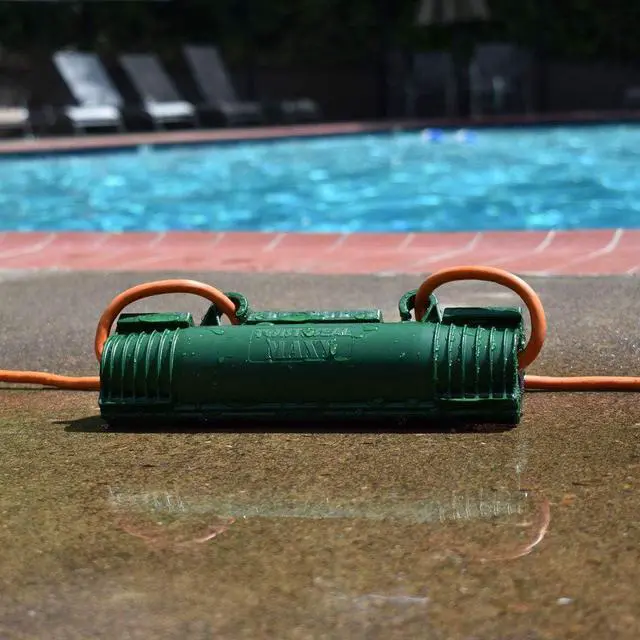 Alt view image 4 of 7 - Twist and Seal Maxx (2 Pack) - Heavy Duty Extension Cord Protection - Green