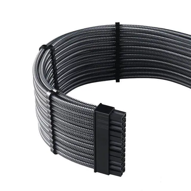 Alt view image 2 of 3 - CableMod E-Series Pro ModMesh Sleeved Cable Kit for EVGA G/G+ / P/P+ / T (Carbon)