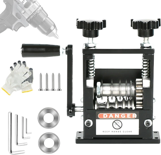 Main image of Manual Wire Stripper Machine, Drill Powered Wire Stripping Machine with 6 Channels & 5 Blades for 0.12" to 0.67" Scrap Copper Wire, Hand Crank Wire Stripper Tool for DIY Cable Copper Wire Recycling