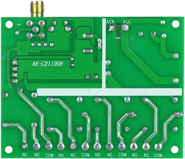 Alt view image 6 of 7 - DC 12V 24V 36V Wireless Remote Control Switch 10A 4CH 433Mhz 600ft Long Range Wireless Relay Switch for IndustrialHousehold Control etc