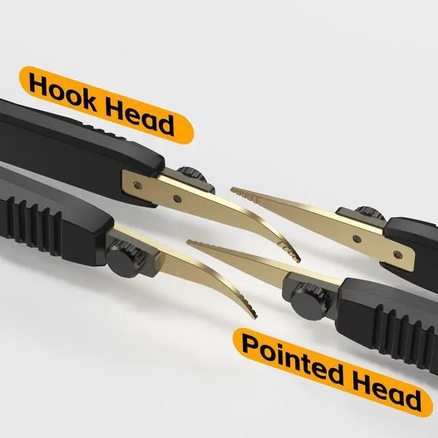 Alt view image 6 of 7 - FNIRSI LCR-ST1 10kHz LCR Meter Tweezers, Smart SMD Component Tester | Auto Recognition, D/Z/Q/R ESR, Data Export, for Capacitance Resistance Inductance Diode Continuity Electronics Circuit Board