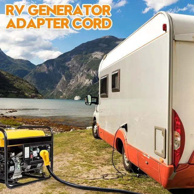 Alt view image 5 of 6 - 50 Amp RV/EV Extension Cord 6 FT Outdoor with Grip Handle, Flexible Heavy Duty Gauge 6/3AWG+8/1AWG 4 Prong RV Power Cord Waterproof, NEMA 14-50P to 14-50R, ETL Listed