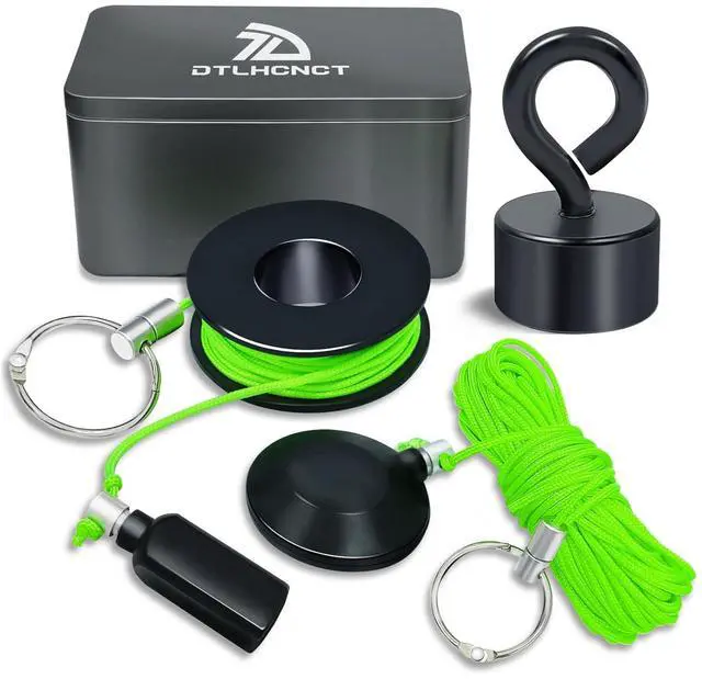 Main image of DTLHCNCT Magnetic Wire Puller Kit - Wiremag Fish Tape with Magnet for Running Wires & Cables Behind Walls Indoor/Outdoor