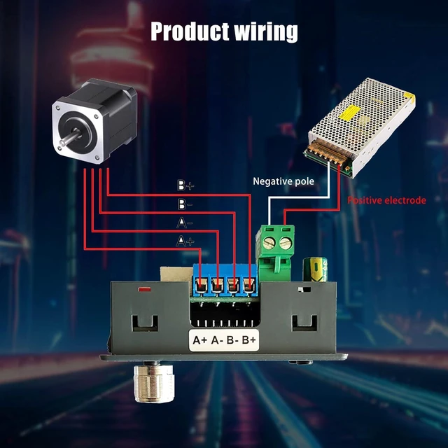 Alt view image 6 of 7 - DC Stepper Motor Driver and Controller, ZK-SMC02 Integrated Board DC 5~30V 4A Forward/Reverse Pulse Speed Angle Control Module Programmable PLC Serial Communication Drive All-in-One for 42 57 Motor