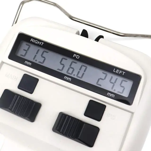 Alt view image 7 of 7 - Aist Optics 45~82 mm Optical Digital Pupillary Distance Meter LED PD Pupilometer Interpupillary Measuring Tool Ophthalmic Equipment with LCD Display PDs (battery not included) , White