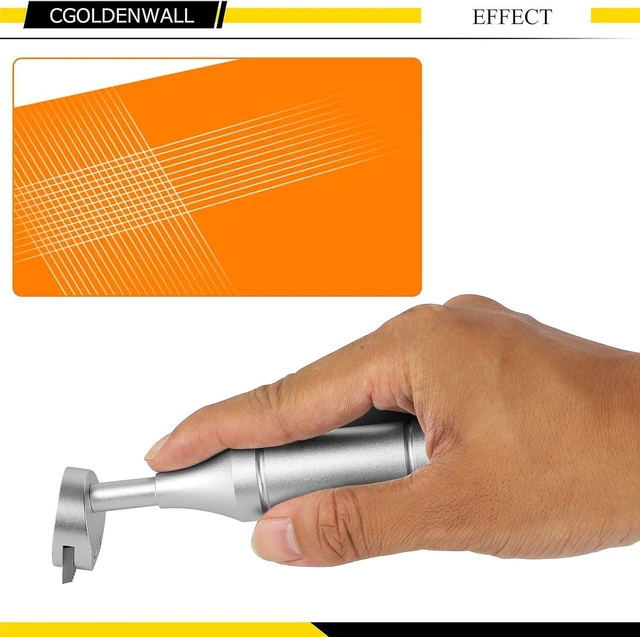 Alt view image 4 of 6 - CGOLDENWALL Cross Hatch Adhesion Tester Cross-Cut Tester Kit Multi-Blade Cutter spacing: 1 +0.01mm, 2+0.01mm