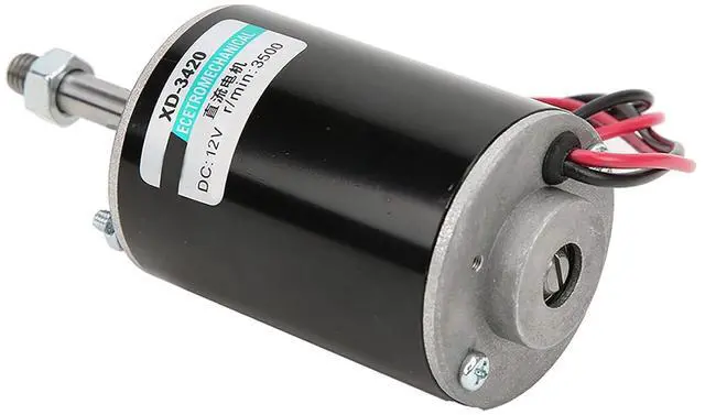 Alt view image 2 of 7 - Mini DC12V CW/CCW Permanent Magnet DC Motor Reversible Electric Gear Motor High Speed Low Noise for DIY Generator(DC 12V 3500RPM)