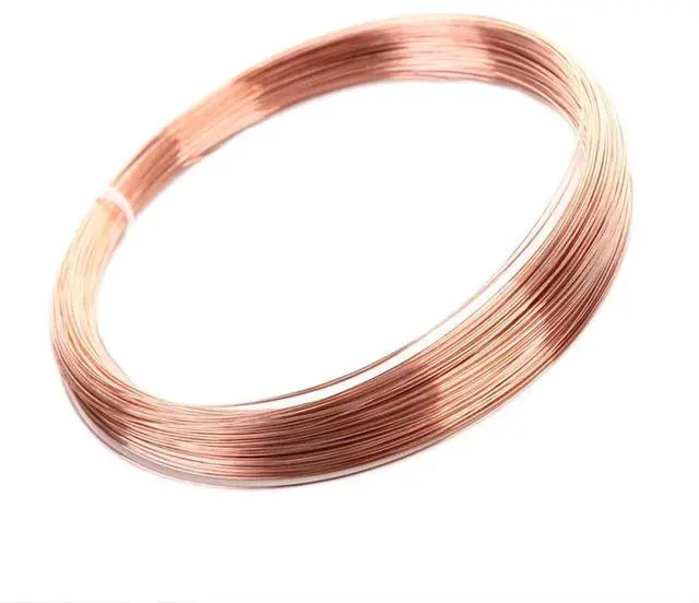 Main image of Sheicon 10 AWG Bare Copper Wire Purity¡Ý99.9% Round Solid Copper Wire 0.0984" Diameter, Suitable for Wire, Cable, Brushes or Jewelry Crafts Making Color Soft Size 10 Ga - 2.2 LB - 75 Ft