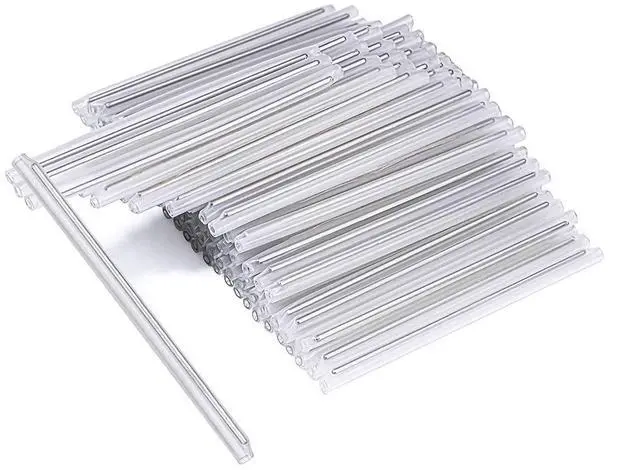 Main image of Preshrunk Fiber Optic Fusion Splice Protection Sleeves Splicing Protector Heat Shrink Tube Clear Single Fiber, OD2.5mm 60mm(L) After Shrinking 400PCS