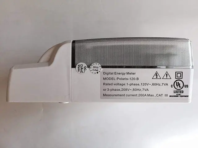 Alt view image 6 of 6 - DAE P204-200-S KIT, UL kWh Smart Submeter, 3 Phase, 200A, 120-480V, 3 Solid Core CTs(Inner Diameter 1.02")
