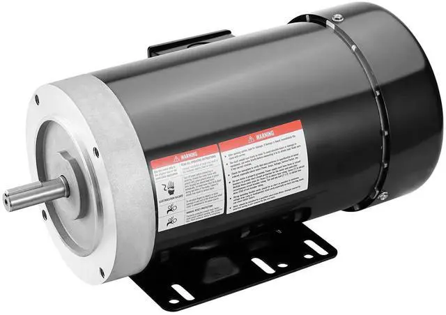 Main image of 2HP Electric Motor 3450 RPM, AC 230V/460V, 56C Frame, 3-Phase Motor with 5/8" Keyed Shaft, Reversible Rotation for Agricultural and General Equipment Applications