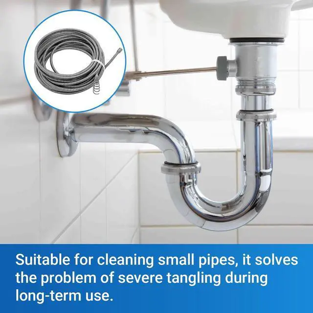 Alt view image 5 of 7 - 21338 Drain Snake Cable Compatible with Ridgid Auto-Spin Drain Snake, 1/4" x 30' Sewer Cable Replacement for Pro Plumbing Business