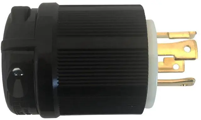 Alt view image 3 of 5 - OCSParts L16-30P Grounding Locking Plug, 30A 480V AC, 3 Pole 4 Wire, cUL Listed, NEMA L16-30 (Pack of 5)