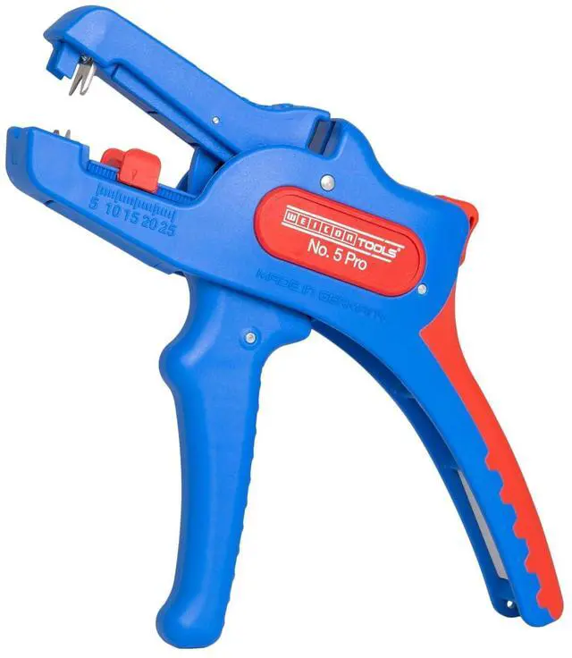 Main image of WEICON Tools Wire Stripper No. 5 Pro | Automatic Wire Stripper for All Common Flexible and Solid Conductors | Working Range 0,2-16,0 mm² | self-Adjusting to Conductor Cross-sectionarge