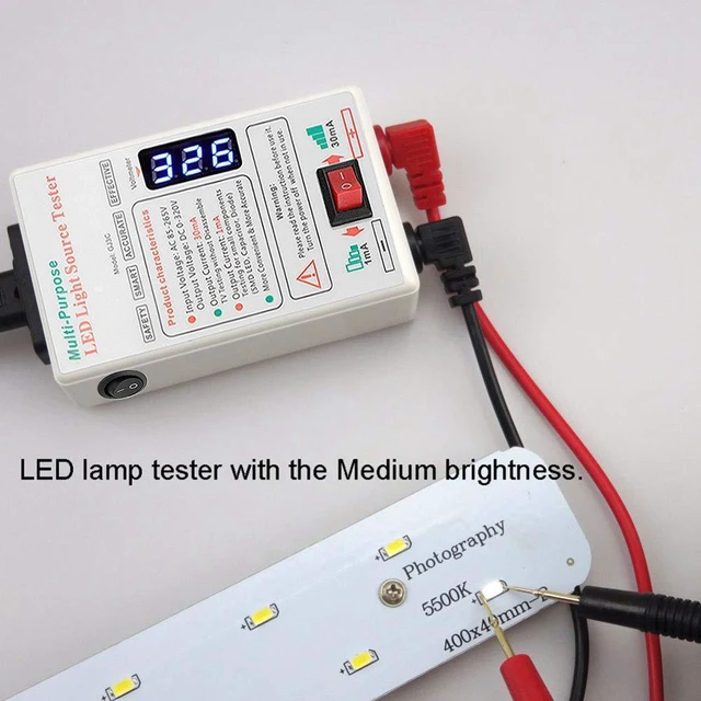 Alt view image 3 of 7 - LED TV Tester, ASHATA 0-320V Output LED Lamp LED TV Backlight Tester Dual Insulation Design LED Light Tester with Multi-Level for LED Application