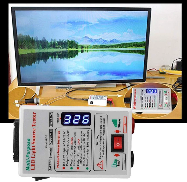 Alt view image 2 of 7 - LED TV Tester, ASHATA 0-320V Output LED Lamp LED TV Backlight Tester Dual Insulation Design LED Light Tester with Multi-Level for LED Application