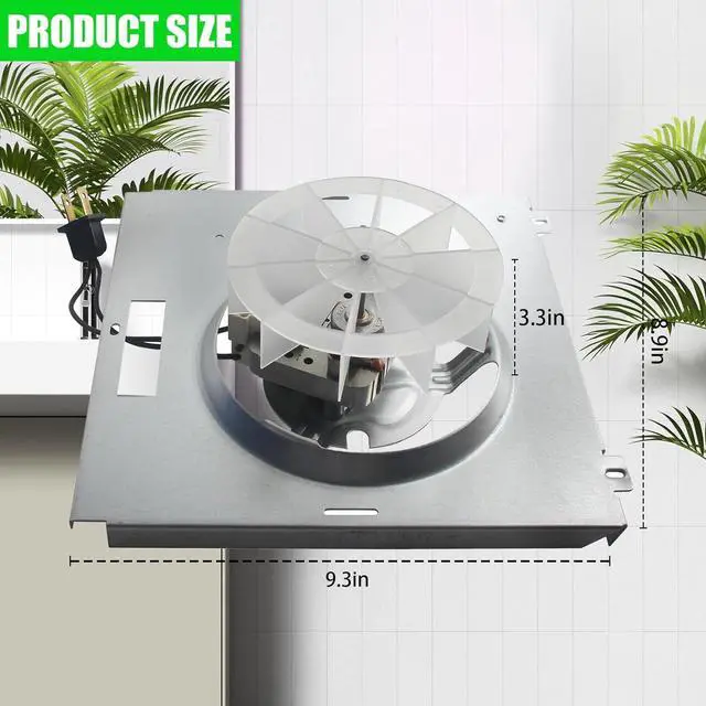 Alt view image 3 of 7 - QQZ Bathroom Fan Replacement Parts S0503B000,for Nutone 763RLN 763RLL 763RLN-R01, 50 CFM, 2.5 Sones,aslo Fits 763RL/769RL A Unit