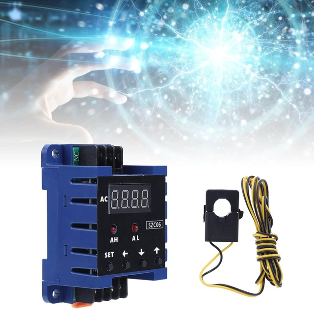 Alt view image 6 of 7 - SZC06, DC8 35V AC Digital Ammeter, Real time Monitoring, with Alarm Output, for Electrical Circuit Measure (100A)