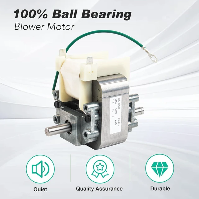 Alt view image 3 of 6 - HC21ZE122A Draft Inducer Motor for Carrier Furnaces & Bryant and Payne Furnaces l Replaces HC21ZS122 J238-112-11202 l Blower Motor for Furnace