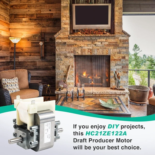 Alt view image 6 of 6 - HC21ZE122A Draft Inducer Motor for Carrier Furnaces & Bryant and Payne Furnaces l Replaces HC21ZS122 J238-112-11202 l Blower Motor for Furnace