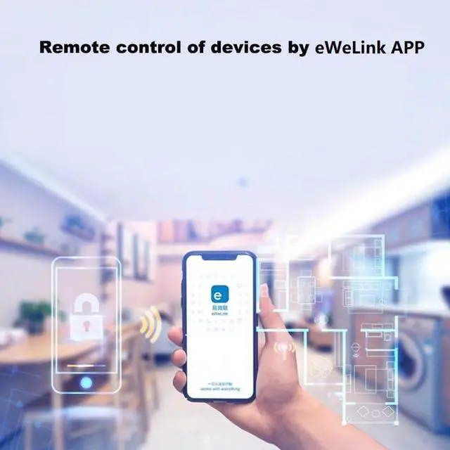 Alt view image 5 of 7 - QIACHIP Wifi E27 Lamp Socket, Wireless, 110-220V, App Control, Timer, Scenes, Alexa & Google Compatible