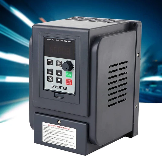 Alt view image 6 of 7 - 1-Phase 220V Input 3-Phase 380V Output VFD Inverter, AT4-1500X 400Hz 8A Variable Frequency Drive Inverter Motor Speed Controller