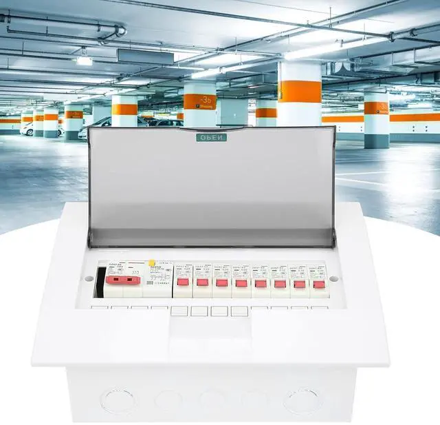Alt view image 6 of 7 - Sub Panel Breaker Box, Beautiful in Appearance High Breaking Capacity Visible Window Breaker Box for Caravans for Garages for Outbuildings